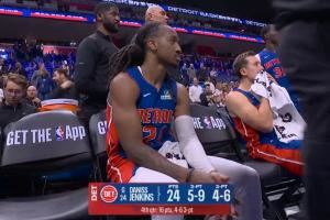 😲压哨绝平!!康宁汉姆三双助攻!詹金斯极限三分绝平!